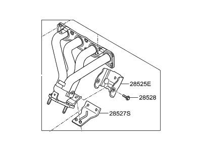 Hyundai 28500-2G300 Exhaust Manifold Module