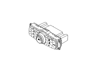 Hyundai Genesis Coupe A/C Switch - 97250-2M000-9P