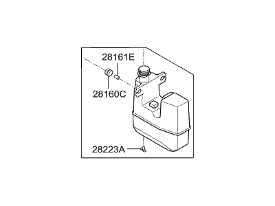 Hyundai 28190-2S100 Resonator Assembly