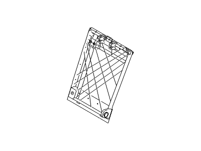 Hyundai 89310-3X700 Frame Assembly-Rear Seat Back LH