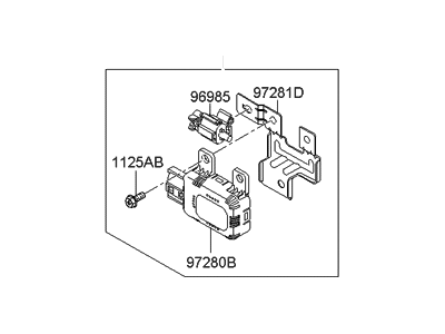 Hyundai 97280-2B000 Ambient Quality Sensor