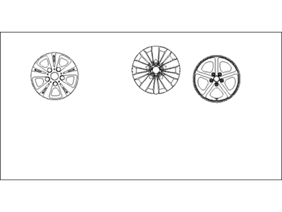 Hyundai 52910-3K340 17 5-Spoke Wheel Rim