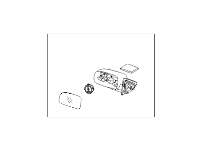 Hyundai 87620-0W000 Mirror Assembly-Outside Rear View,RH