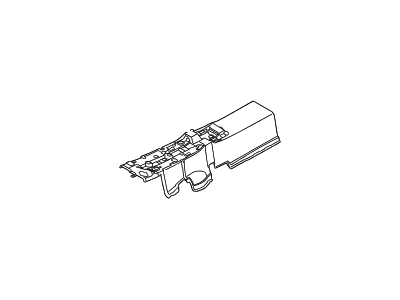 Hyundai 84252-3N700 Pad-Isolation Floor Tunnel,Rear