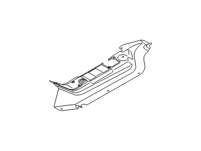 Hyundai Genesis Exhaust Heat Shield - 28791-B1100