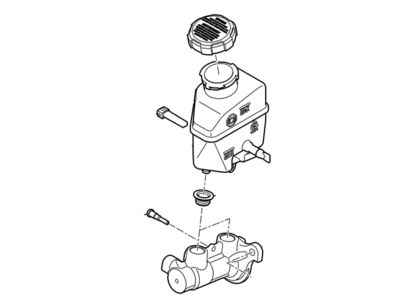Hyundai Genesis G70 Brake Master Cylinder Reservoir - 58510-G9000