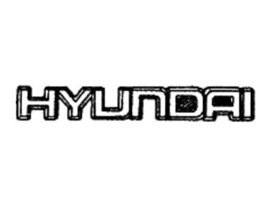 1986 Hyundai Excel Emblem - 86311-21190