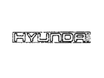 1986 Hyundai Excel Emblem - 86300-21041-GN