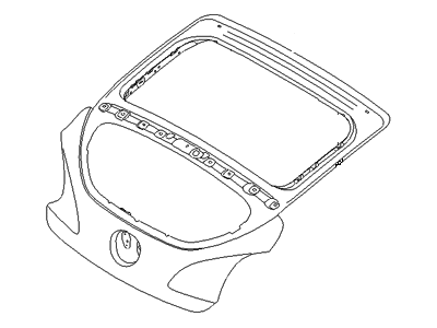 Hyundai 73700-2V014 Panel Assembly-Tail Gate