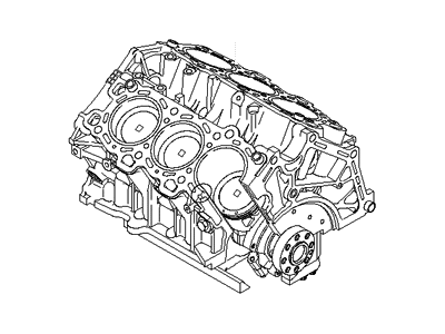Hyundai 21102-37C00 Engine Assembly-Short
