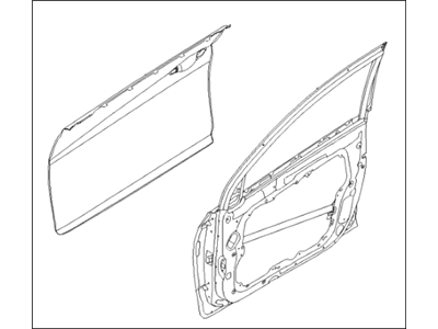 Hyundai 76004-4R000 Panel Assembly-Front Door,RH