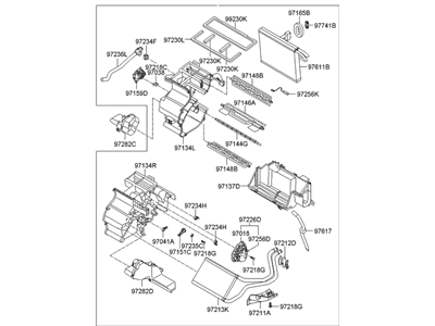 Hyundai 97205-2M110 Heater & Evaporator Assembly