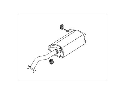 2012 Hyundai Elantra Exhaust Pipe - 28710-3X750