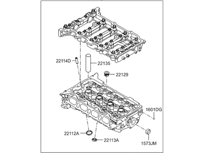 Hyundai Elantra Cylinder Head - 5D075-2EU00