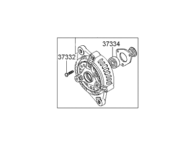 2002 Hyundai XG350 Alternator Case Kit - 37330-39400