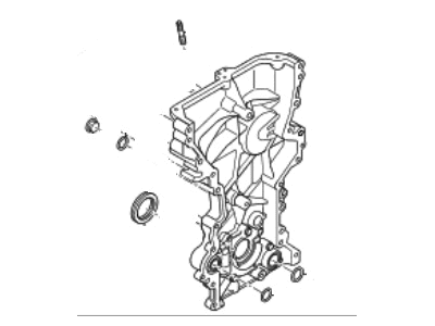 2016 Hyundai Sonata Hybrid Timing Cover - 21350-2E430