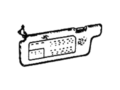1985 Hyundai Excel Sun Visor - 85202-21511-AV