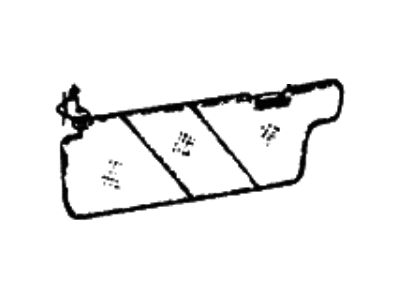 Hyundai Excel Sun Visor - 85201-21950-BF