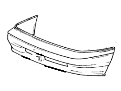 1995 Hyundai Elantra Bumper - 86501-28050