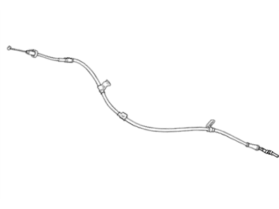 Hyundai Azera Parking Brake Cable - 59760-3V000