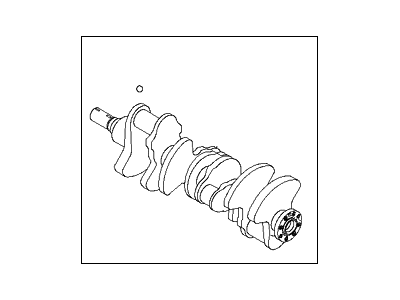 2009 Hyundai Santa Fe Crankshaft - 23110-3C250