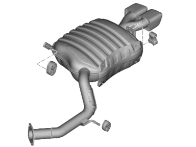 Hyundai Palisade Muffler - 28710-S8300