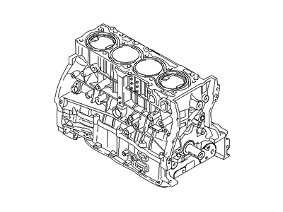 Hyundai 291TH-2GA25-B Engine Assembly-Short