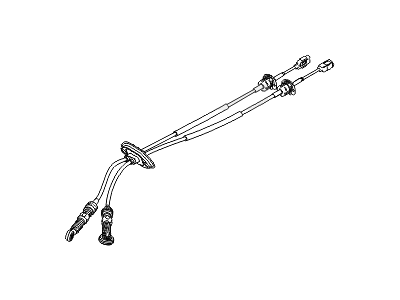 Hyundai 43794-2V300 Manual Transmission Lever Cable Assembly