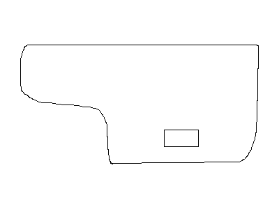 Hyundai 82391-22030 Seal-Front Door Trim,LH