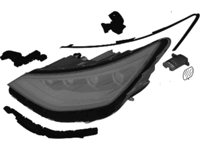 2020 Hyundai Sonata Headlight - 92102-L0110