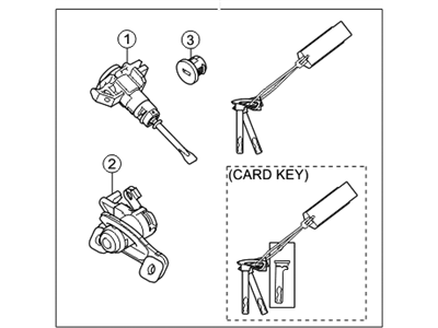 Hyundai Genesis Door Lock Cylinder - 81905-B1060