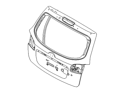 Hyundai 73700-2B150 Panel Assembly-Tail Gate