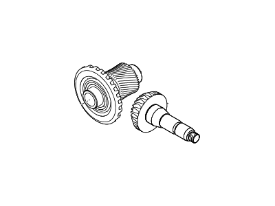 Hyundai 47339-39300 Shaft Set-Hypoid Gear