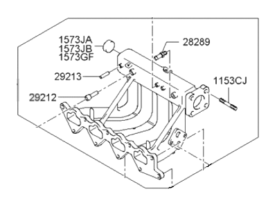 Hyundai XG350 Intake Manifold - 28310-39501