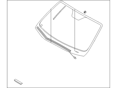 2007 Hyundai Tucson Windshield - 86110-2E210