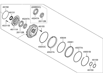 Hyundai 46100-3B020 Set-Oil Pump Assembly