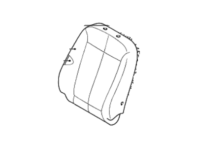 Hyundai 88360-2B160-J4U Front Passenger Side Seat Back Covering