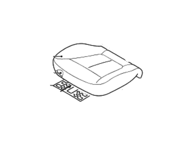 2006 Hyundai Santa Fe Seat Cushion - 88100-2B300-J4U