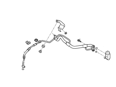 2017 Hyundai Ioniq A/C Hose - 97775-G7500