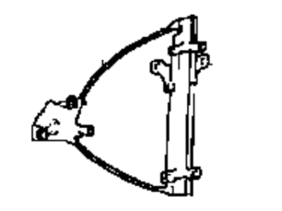1998 Hyundai Sonata Window Regulator - 82401-38000