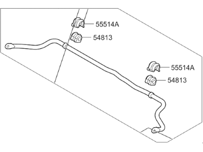 Hyundai 54810-1R100 Bar Assembly-Front Stabilizer