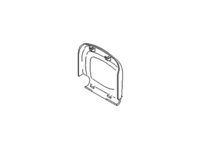 Hyundai 88391-2D000-LT Back Cover Assembly-Front Seat LH