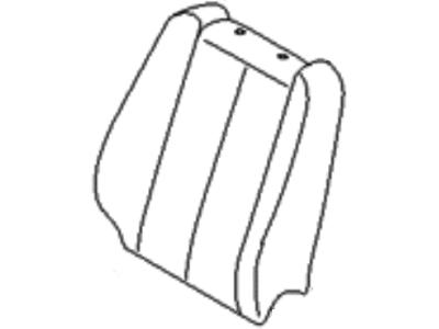 Hyundai 88460-0A200-FZO Front Passenger Side Seat Back Covering