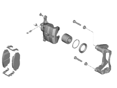 2023 Hyundai Tucson Brake Caliper - 58130-P0100