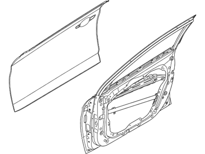 Hyundai 76003-F2000 Panel Assembly-Front Door,LH