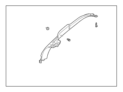 Hyundai 81730-2V000 Trim Assembly-Tail Gate Frame Side