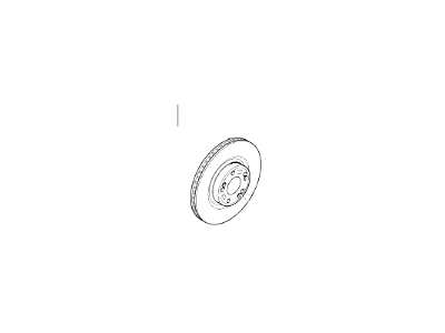 Hyundai 51712-3N800 Disc-Front Wheel Brake