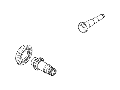 Hyundai 47339-3B800 Shaft Set-Hypoid Gear