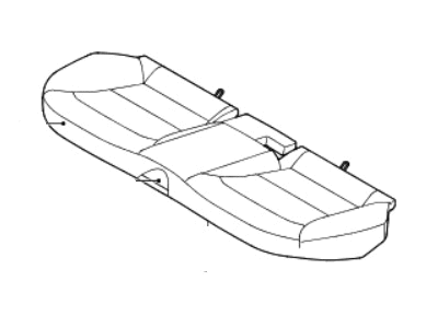Hyundai Ioniq Seat Cushion - 89100-G2010-SHE