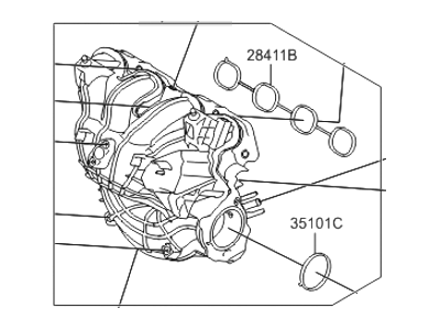 Hyundai 28310-2B720 Manifold Assembly-Intake